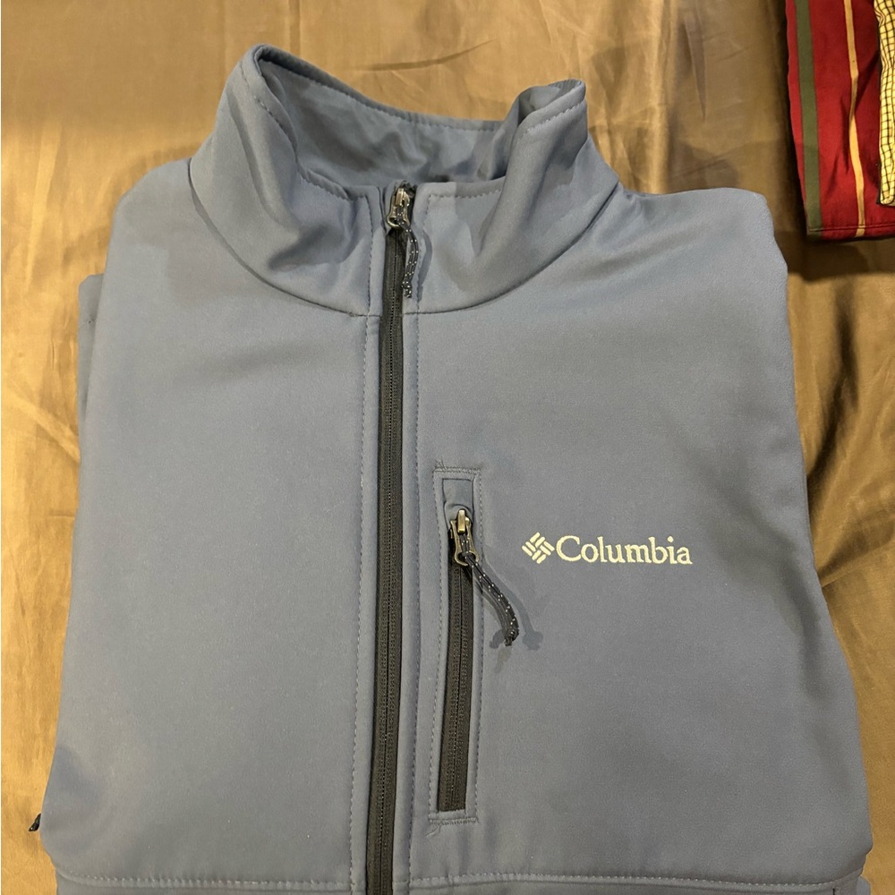 Columbia Blue Full-Zip Jacket
